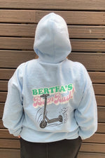 Bama Morgan: Bertha's Been Bad Light Blue Hoodie