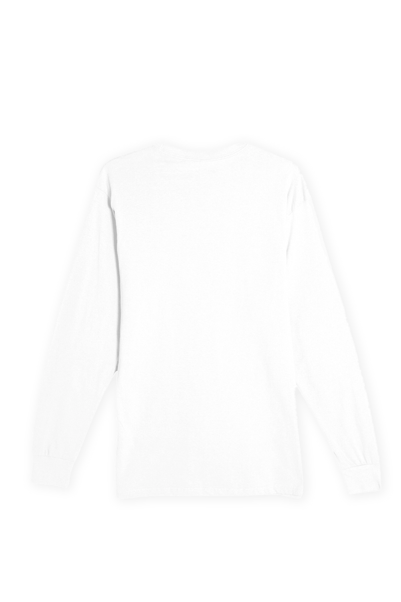 Essentials White Long Sleeve Tee Fanjoy