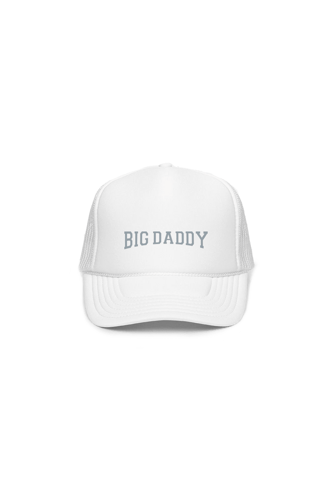 
                  
                    Kate Norkeliunas: Big Daddy White Foam Trucker hat with GREY EMBROIDERY
                  
                