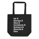 Ralph Tyndall: Crafting List Black Tote Bag