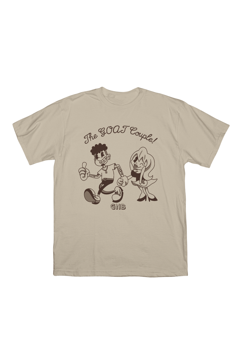 GNB The Goat Couple Tan Shirt Fanjoy