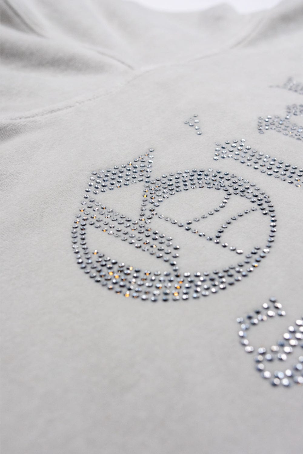 Adelaine Morin: Girls Supporting Girls Velour Grey Zip-Up