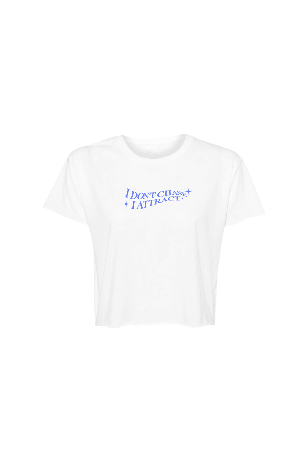 Adelaine Morin: Manifestation White Baby Tee