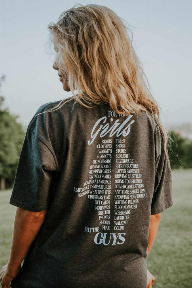 Becca Moore: For the Girls not the Guys World Tour Charcoal Shirt