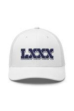 Chester Rogers: LXXX White Trucker Hat