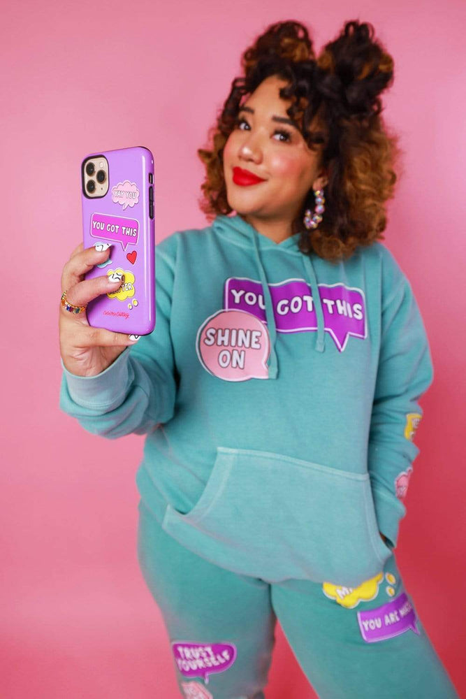 Color Me Courtney: Purple Positivity Phone Case
