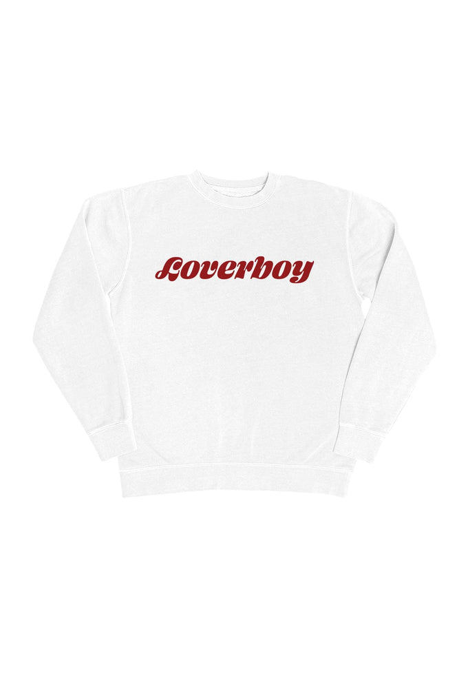 Fanjoy: Loverboy White Crewneck