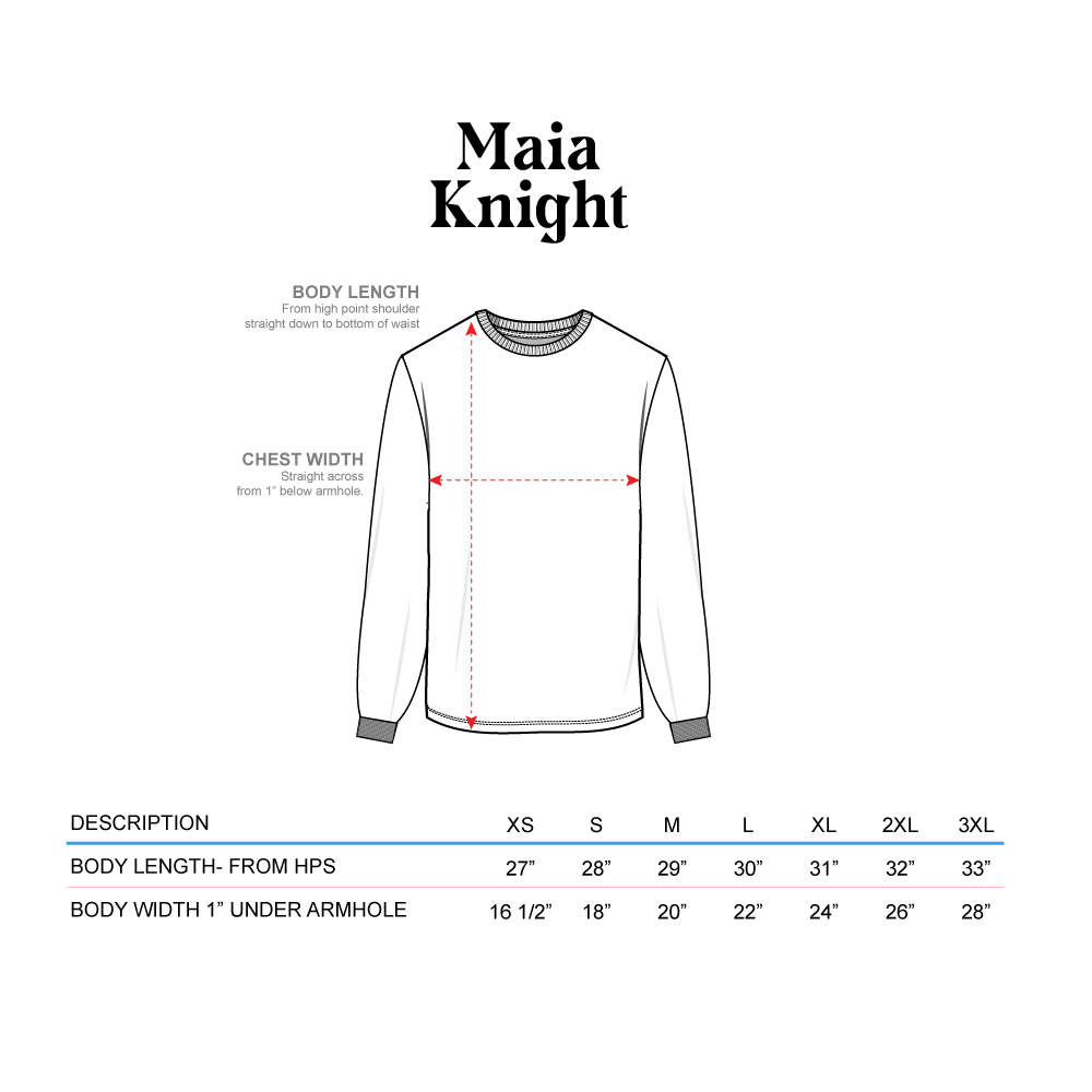 
                  
                    Maia Knight: Daffodil Dark Grey Crewneck
                  
                