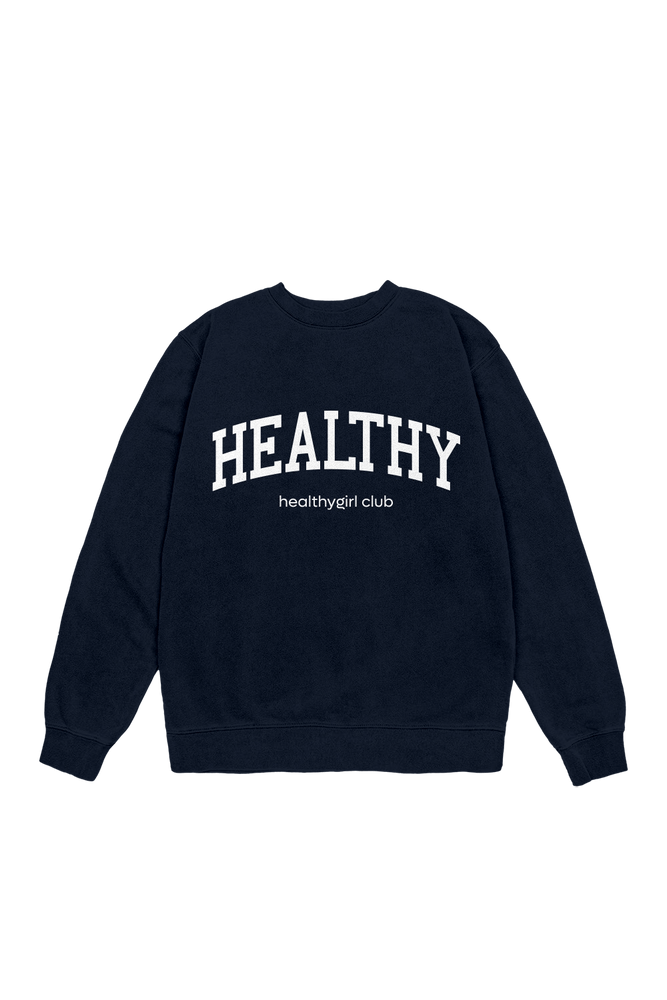 
                  
                    HealthyGirl Kitchen: Healthy Navy Crewneck
                  
                