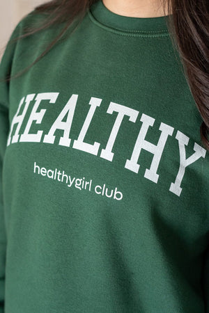 
                  
                    HealthyGirl Kitchen: HealthyGirl Club Kale Crewneck
                  
                