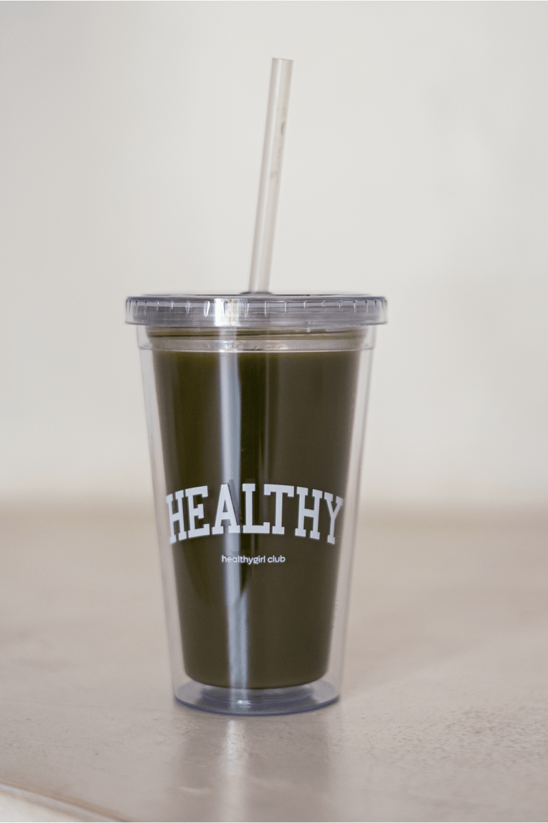 Club Cold Drink Tumbler with Lid and Straw