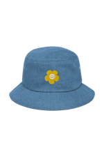 KNJ: Flower Denim Bucket Hat