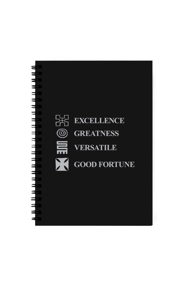 Leah Raquel: Excellence Black Notebook