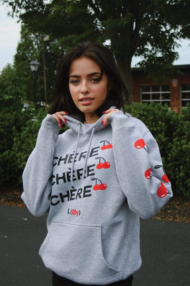 Lily Weber 'Chere' Grey Hoodie