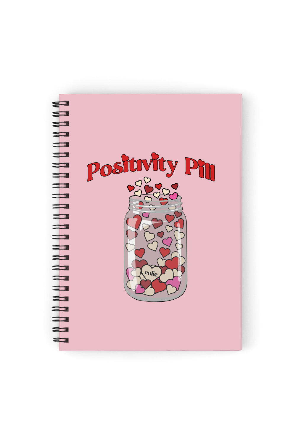 Nicole Laeno: Positivity Pill Pink Notebook