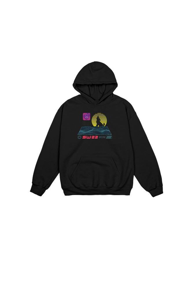 SssniperWolf: Synthwave Youth Black Hoodie
