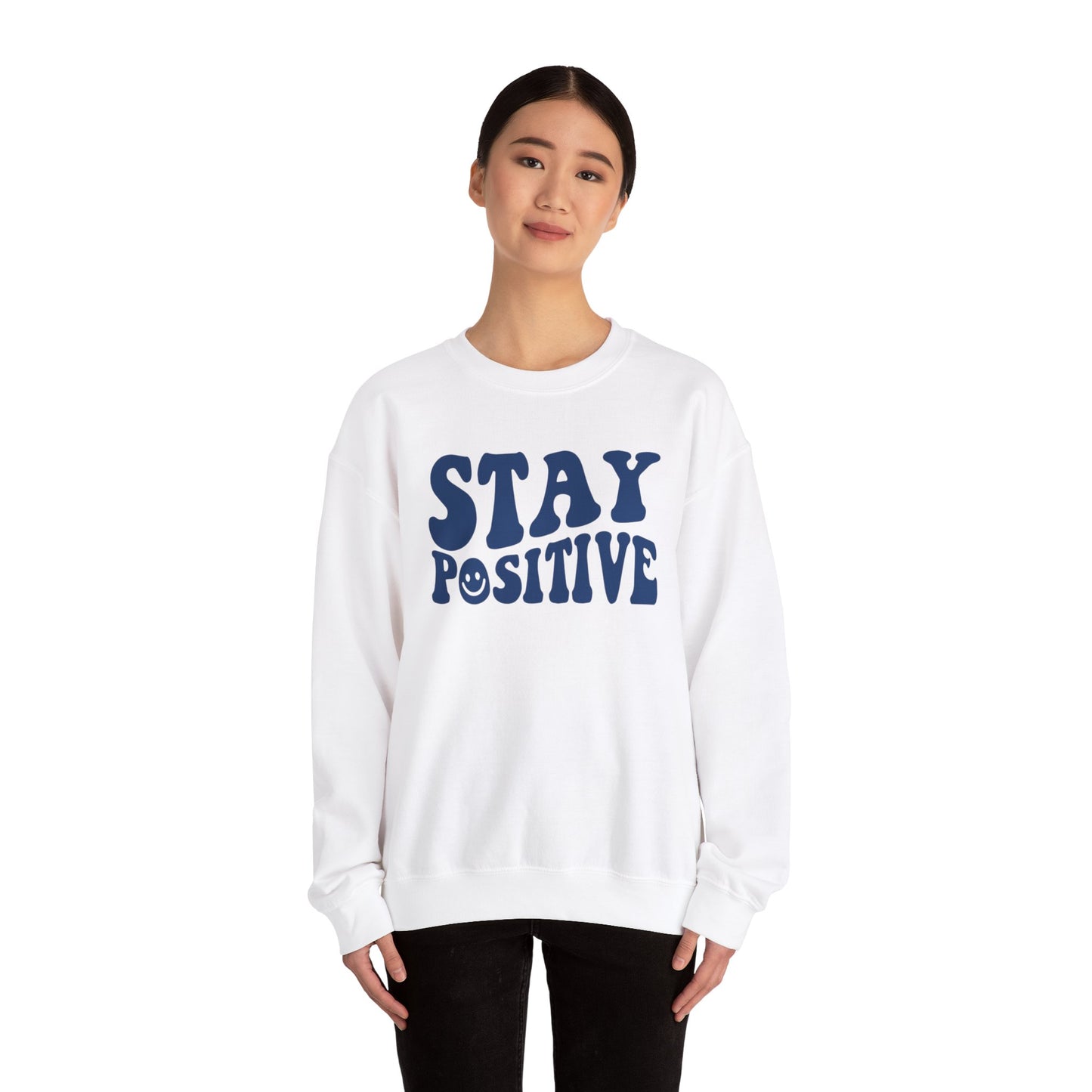 Stay Positive Crewneck Sweater