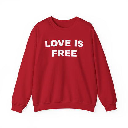 Love is Free Crewneck Sweater