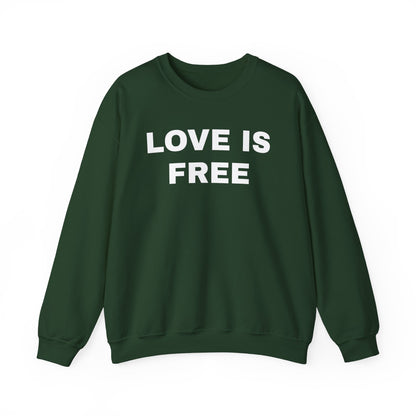 Love is Free Crewneck Sweater