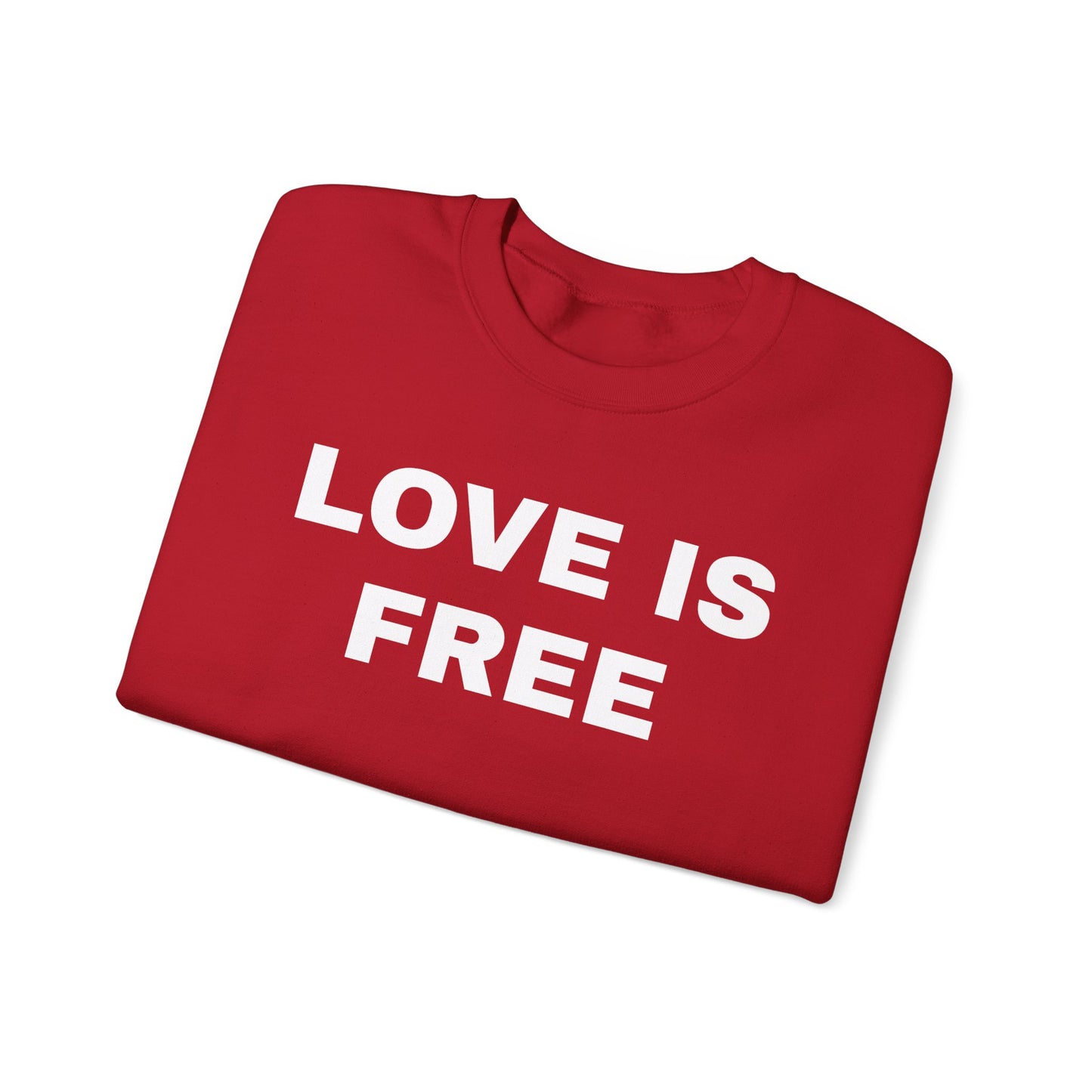 Love is Free Crewneck Sweater