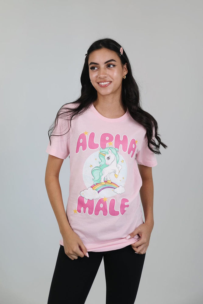 Alana Lintao: Alpha Male Pink Shirt