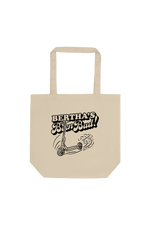 Bama Morgan: Bertha's Been Bad Tan Tote Bag