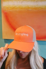 Beth Anne & Kaylee Brice: Stroogling Orange Trucker Hat