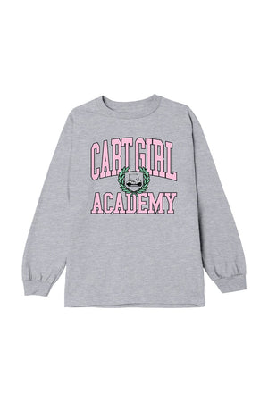 
                  
                    Cass Holland: Cart Girl Academy Grey Long Sleeve
                  
                
