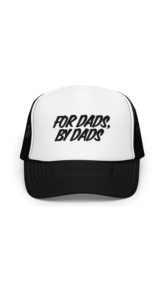 Dads Who Try: For Dads Black & White Trucker Hat
