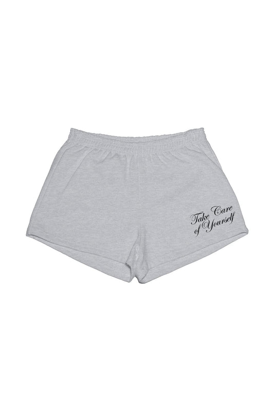 Fanjoy: Take Care Of Yourself Grey Shorts