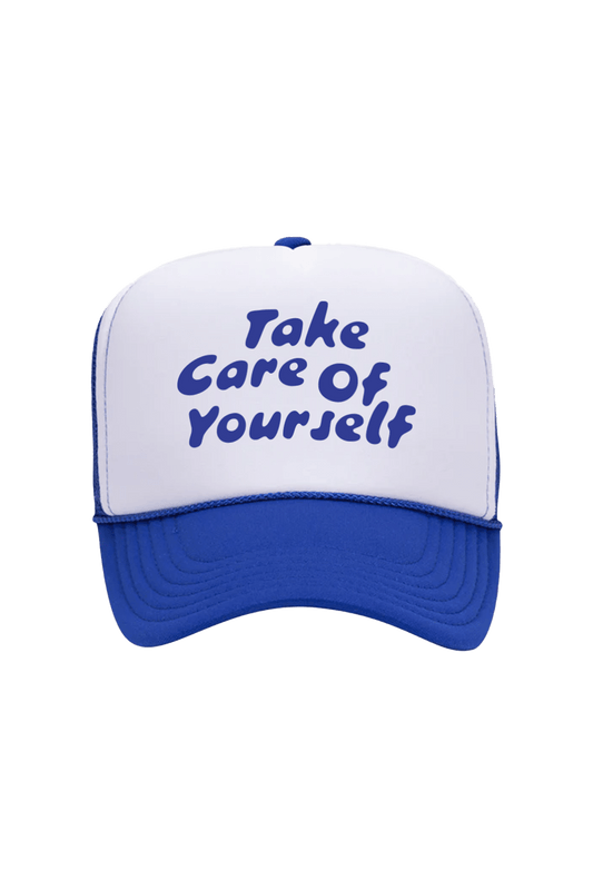 Fanjoy: TCOY Royal Blue & White Trucker Hat