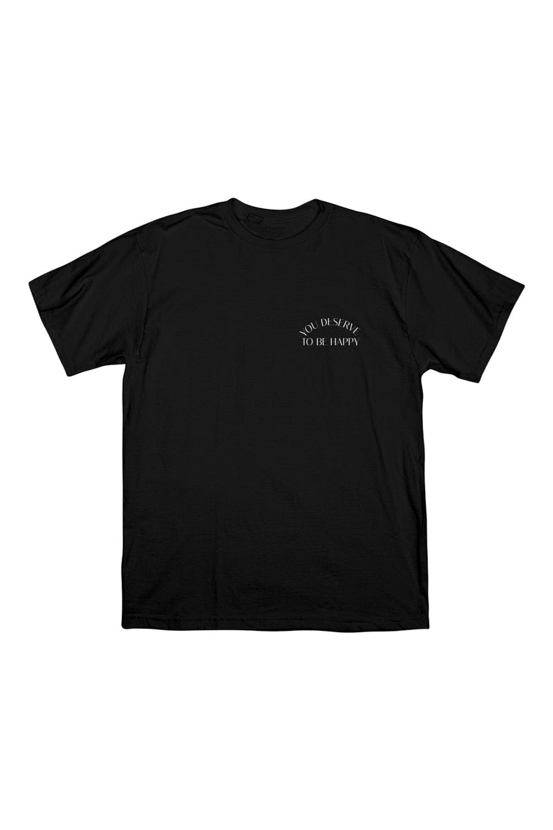 Fanjoy: You Deserve To Be Happy Black Shirt