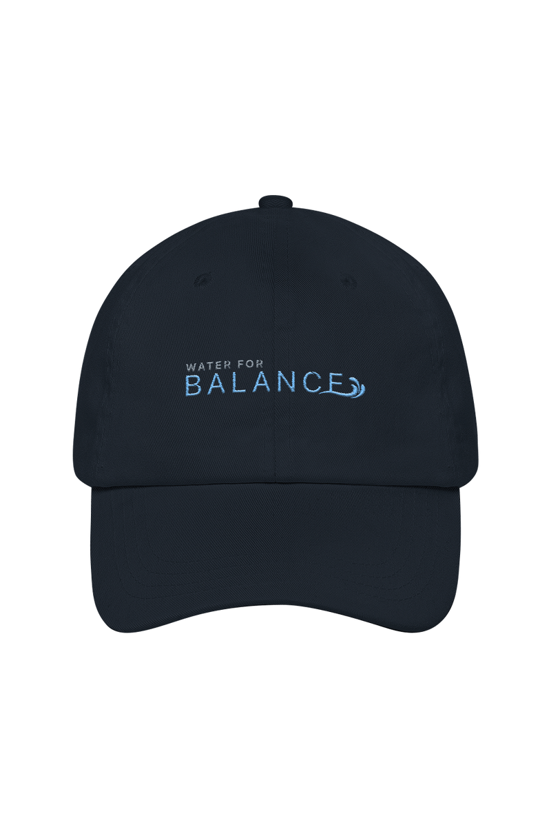Gal Akbari: Water for Balance Navy Dad Hat – Fanjoy