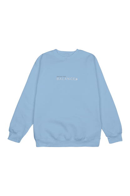 Gal vs Food: Water for Balance Sky Blue Crewneck