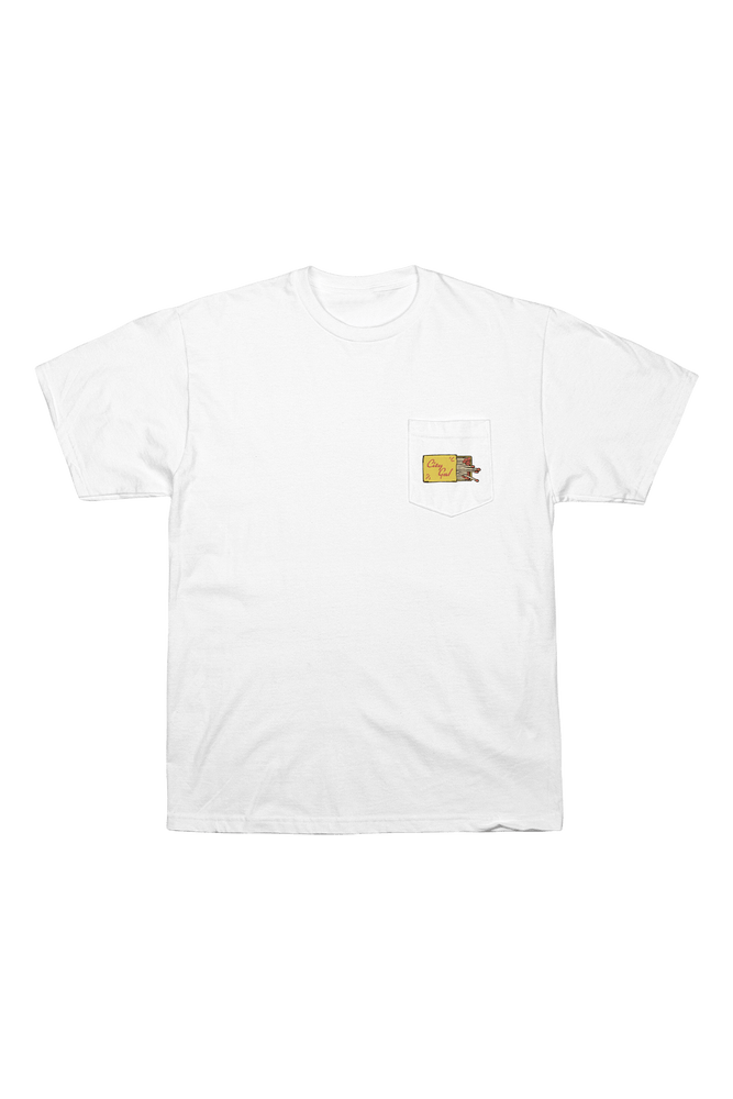 
                  
                    GOTG: Matchbox White Pocketed T-Shirt
                  
                