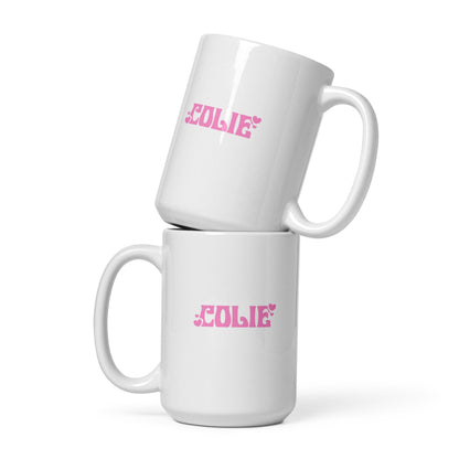 Nicole Laeno Pink Colie Mug