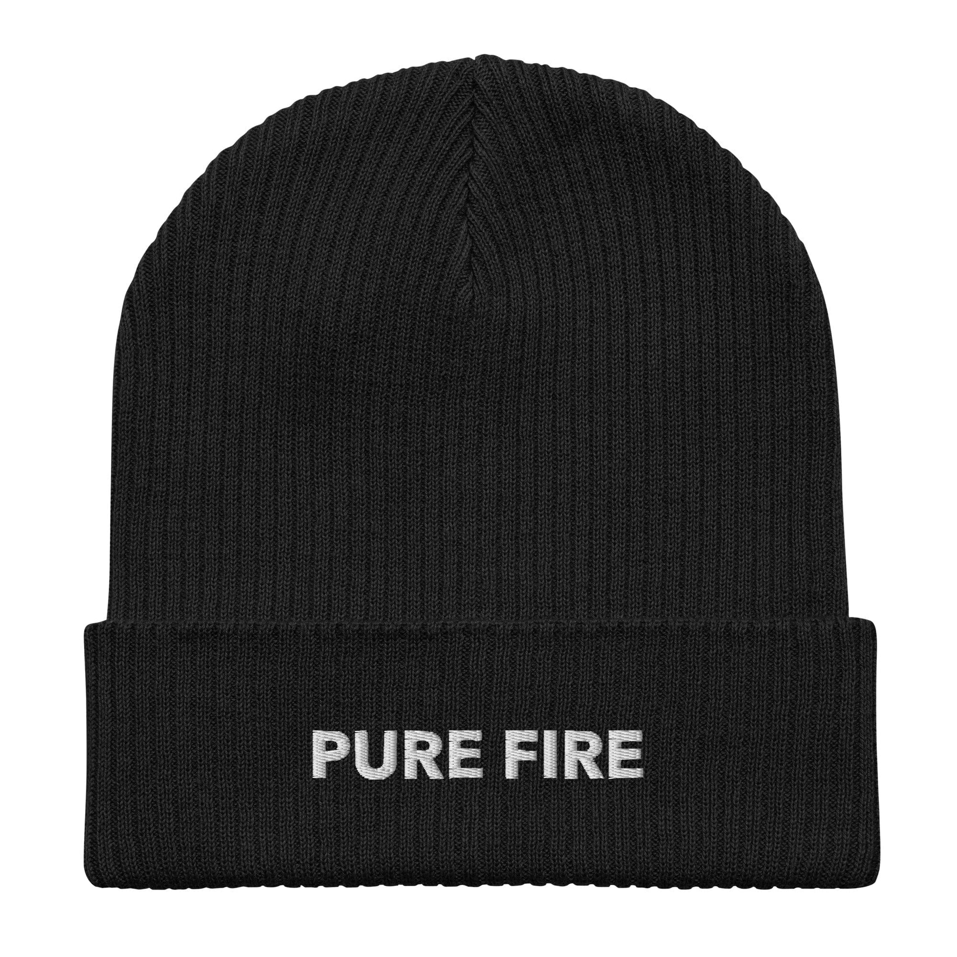 Pure Fire Organic ribbed beanie