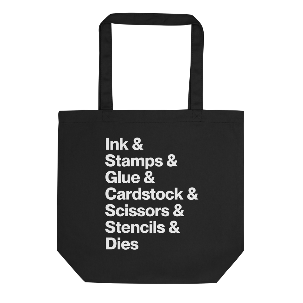 
                  
                    Ralph Tyndall: Crafting List Black Tote Bag
                  
                