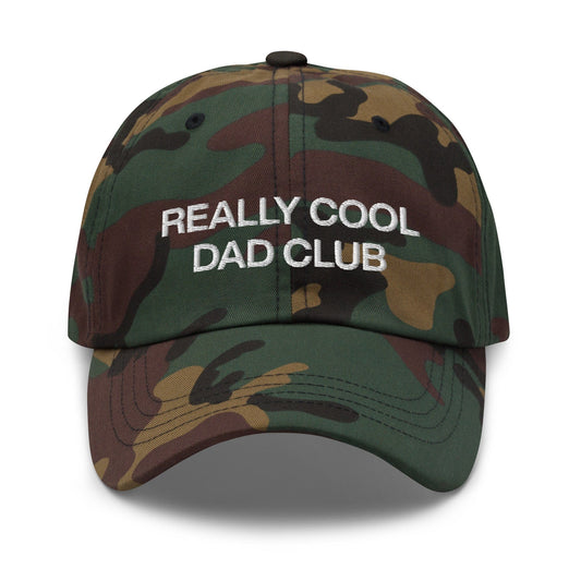 Really Cool Dad Club - Camo Hat