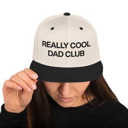 Really Cool Dad Club -- Snapback Hat