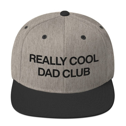 Really Cool Dad Club -- Snapback Hat