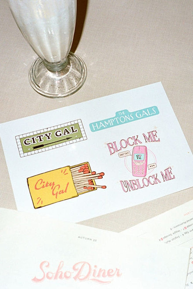GOTG: City Gal Sticker Sheet
