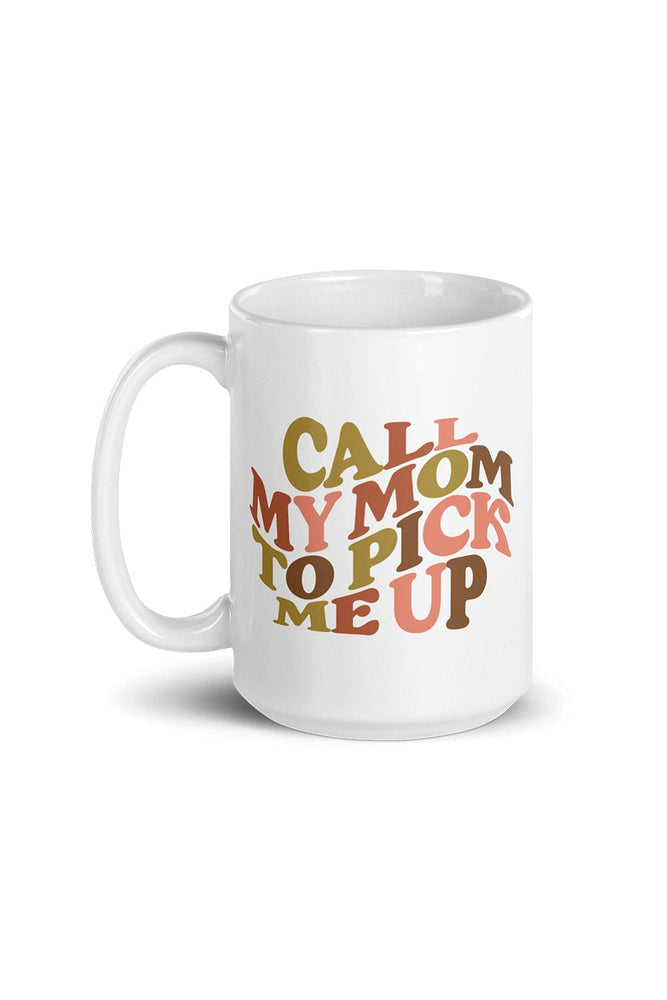Kaci & Casey: Call Mom White Mug