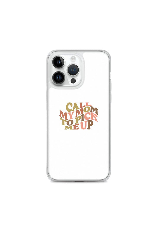 Kaci & Casey: Call Mom White Phone Case