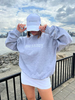 Kate Norkeliunas: Big Daddy White Foam Trucker Hat with Grey Embroidery