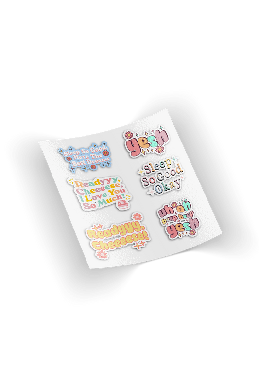 Lauren Derouen: Collectable Sticker Sheet