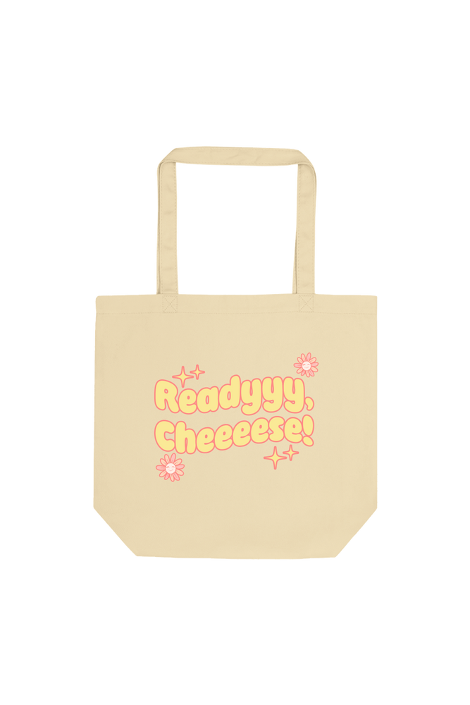 Lauren Derouen: Ready Cheese Tan Tote Bag