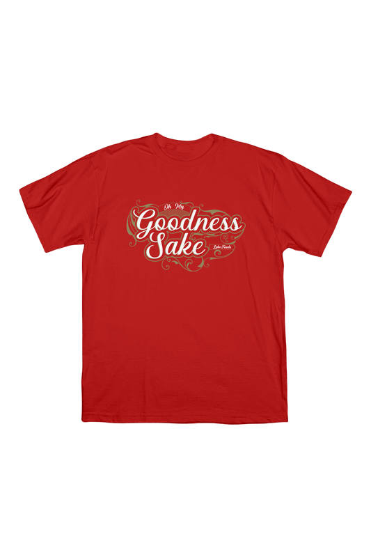 LukeFoods: Oh My Goodness Sake Red Shirt