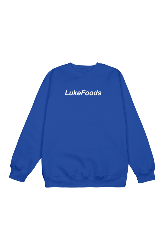 LukeFoods: Signature Blue Crewneck