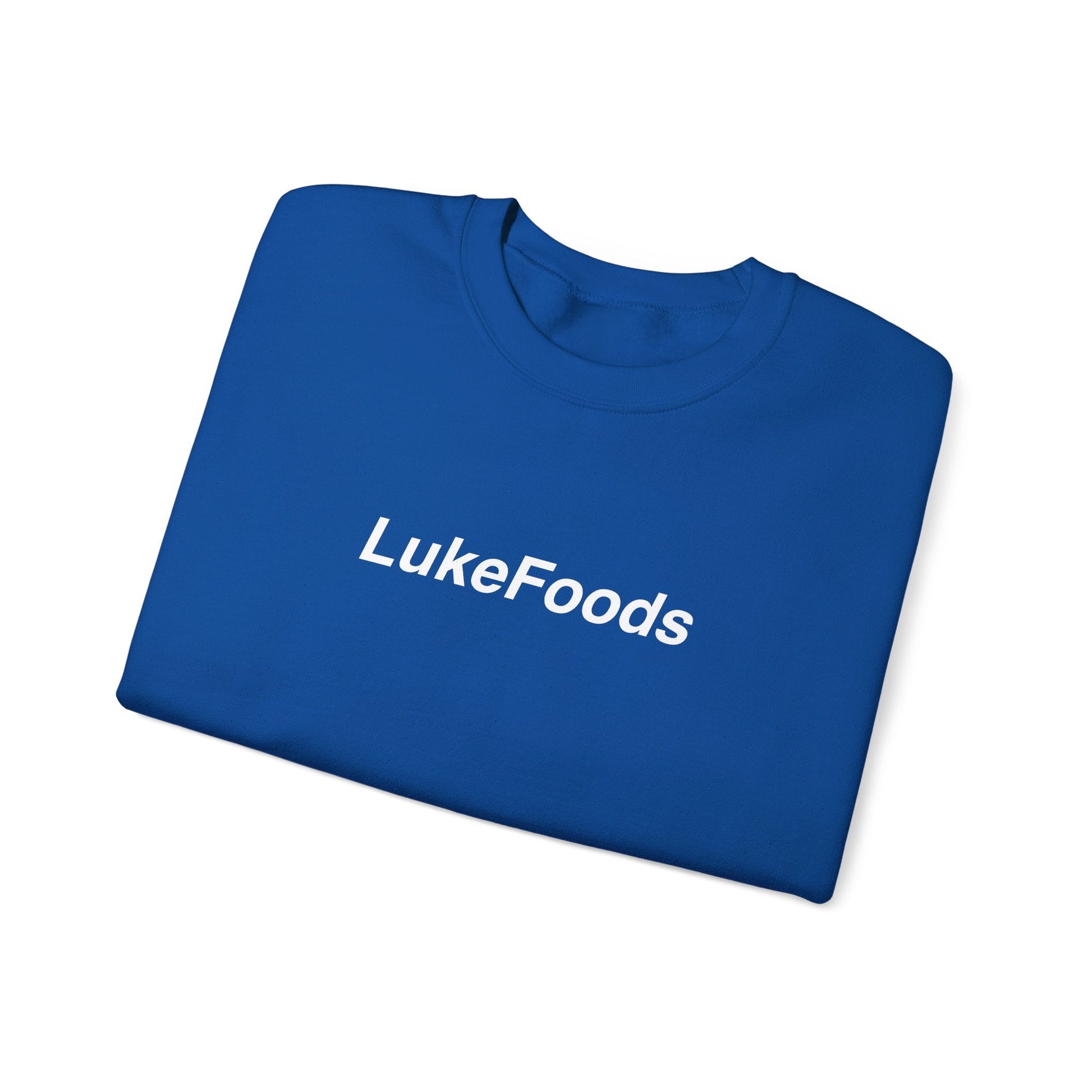 LukeFoods: Staple Blue Crewneck